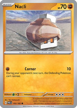 Nacli 102/182 - Reverse Holofoil SV04 Paradox Rift