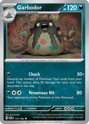 Garbodor 117/182  SV04 Paradox Rift