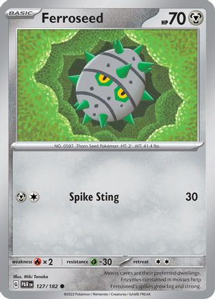 Ferroseed 127 - Reverse Holofoil SV04 Paradox Rift