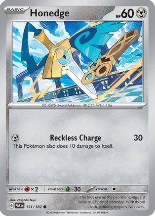 Honedge 131/182 - Reverse Holofoil SV04 Paradox Rift