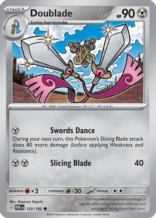 Doublade 133/182 - Reverse Holofoil SV04 Paradox Rift