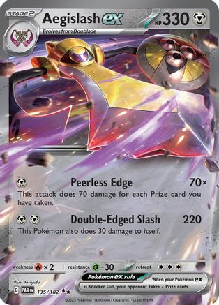 Aegislash ex 135/182 - Holofoil SV04 Paradox Rift
