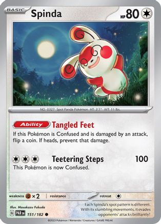 Spinda 151  SV04 Paradox Rift