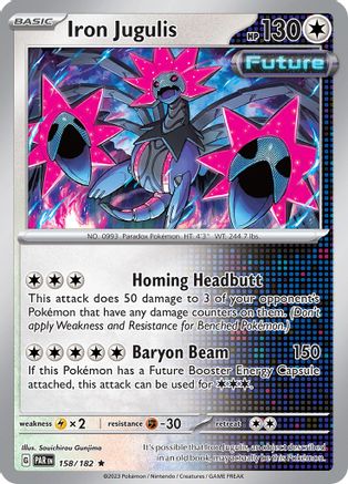 Iron Jugulis 158/182 - Holofoil SV04 Paradox Rift