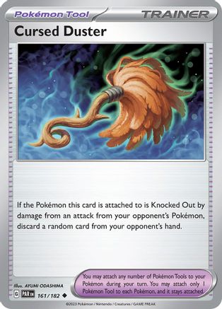 Cursed Duster 161/182 - Reverse Holofoil SV04 Paradox Rift
