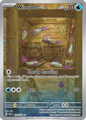 Wimpod 191/182  - Holofoil SV04 Paradox Rift - Illustration Rare
