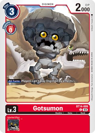 Gotsumon (BT14-009) - Blast Ace