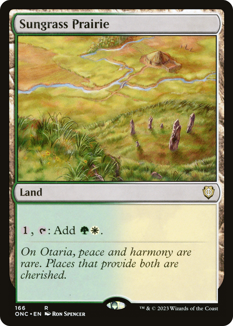 Sungrass Prairie (ONC-166)  - Phyrexia: All Will Be One Commander