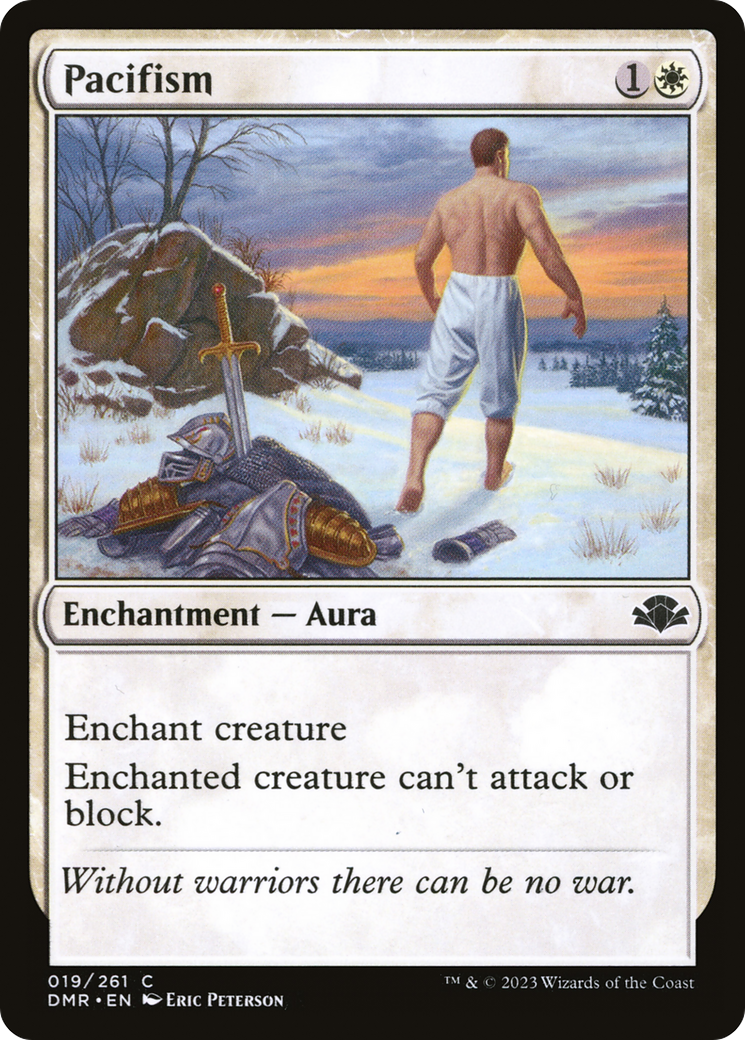 Pacifism (DMR-019)  Foil - Dominaria Remastered