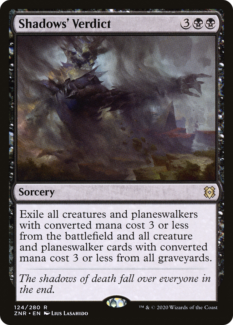 Shadows' Verdict (ZNR-124)  - Zendikar Rising