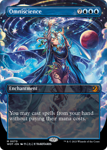 Omniscience (Anime Borderless) (WOT-070)  Foil - Wilds of Eldraine: Enchanting Tales