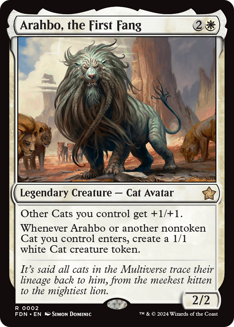 Arahbo, the First Fang (FDN-002)  - Foundations