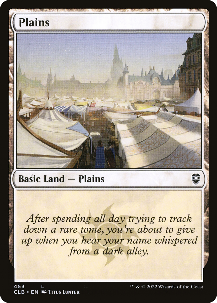 Plains (453) (CLB-453)  - Commander Legends: Battle for Baldur's Gate