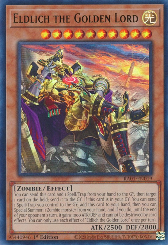 Eldlich the Golden Lord (Alternate Art) [RA01-EN019] Ultra Rare