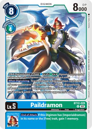 Paildramon (NYCC 2023 Demo Deck) (BT12-028) - Across Time
