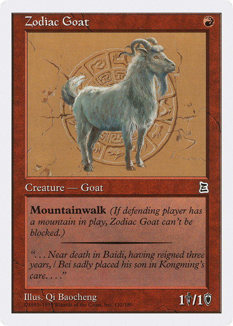Zodiac Goat (PTK-132)  - Portal Three Kingdoms