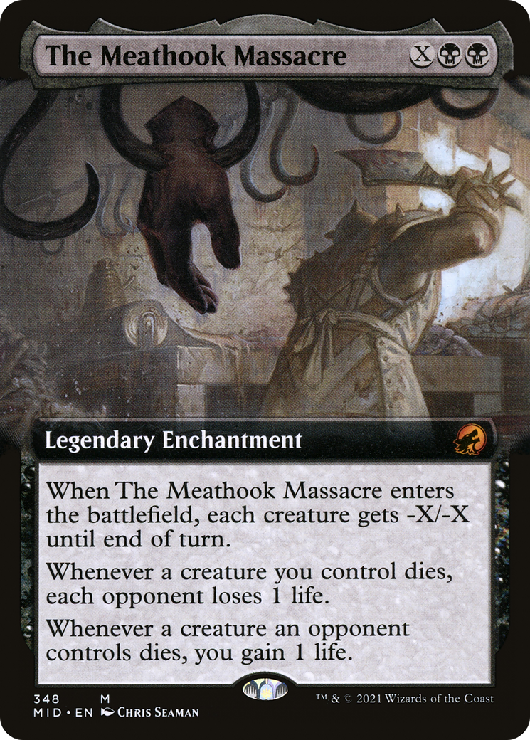 The Meathook Massacre (Extended Art) (MID-348)  - Innistrad: Midnight Hunt: (Extended Art)