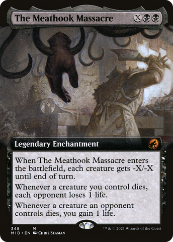The Meathook Massacre (Extended Art) (MID-348)  - Innistrad: Midnight Hunt: (Extended Art)