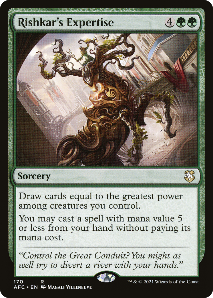Rishkar's Expertise (AFC-170) - Adventures in the Forgotten Realms Commander