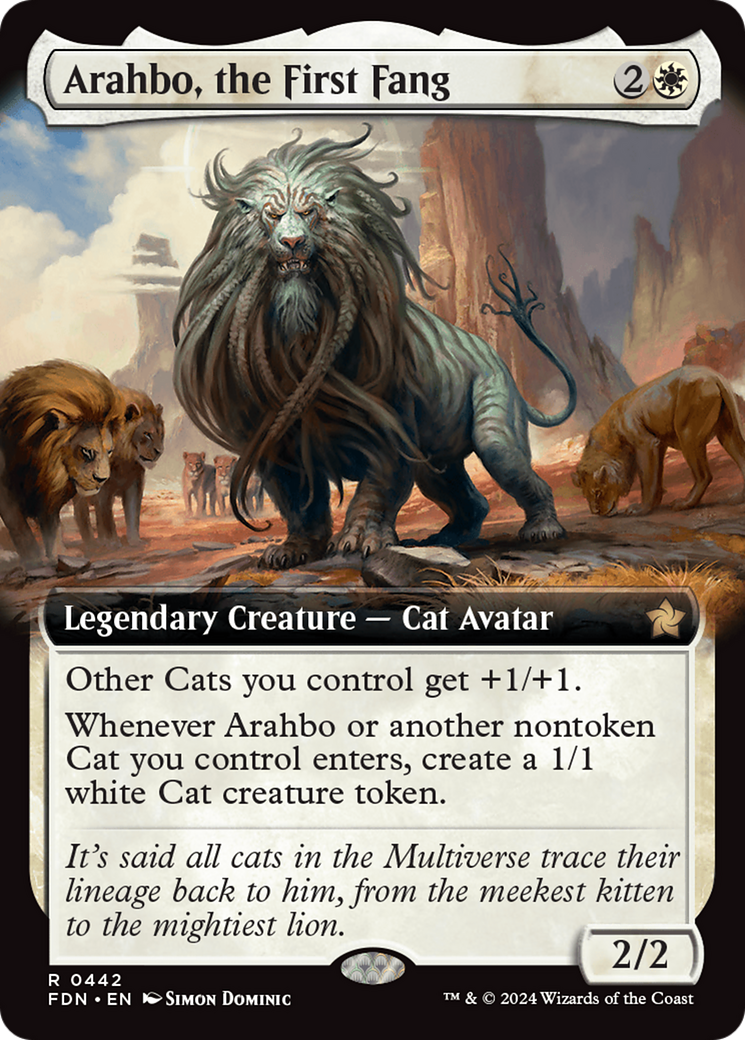 Arahbo, the First Fang (Extended Art) (FDN-442)  - Foundations: (Extended Art)
