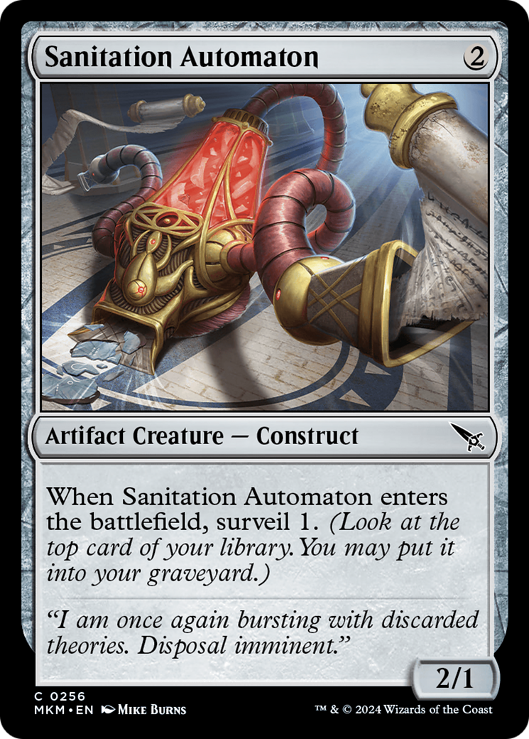 Sanitation Automaton (MKM-256)  - Murders at Karlov Manor