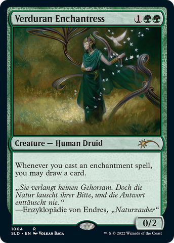 Verduran Enchantress (SLD-1004)  Foil - Secret Lair Drop