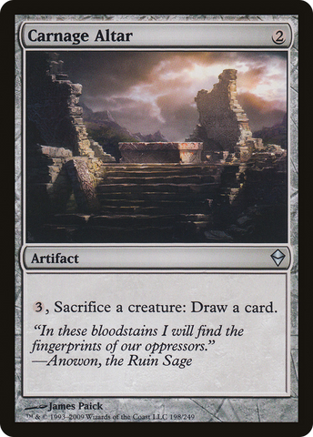 Carnage Altar (ZEN-198)  - Zendikar