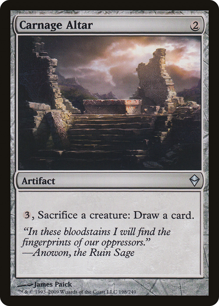 Carnage Altar (ZEN-198)  Foil - Zendikar
