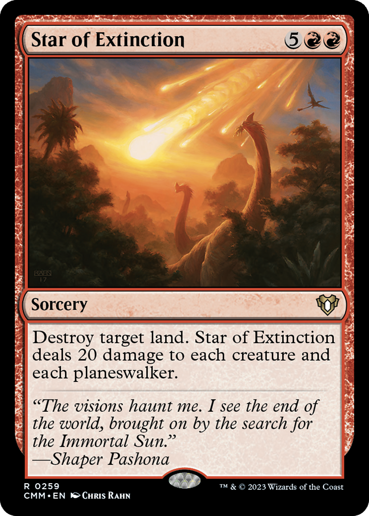 Star of Extinction (CMM-259)  - Commander Masters