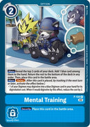 Mental Training (Blast Ace Box Topper) (P-104) - Digimon Promotion Cards Foil