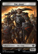 Orc Army (0019) // Food (0024) Double-Sided Token (Surge Foil) (LTR-19 // 24) - The Lord of the Rings: Tales of Middle-earth Foil