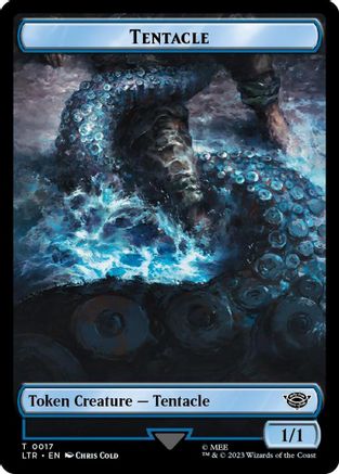 Tentacle // Food (0022) Double-Sided Token (Surge Foil) (LTR-17 // 22) - The Lord of the Rings: Tales of Middle-earth Foil