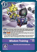 Wisdom Training (Blast Ace Box Topper) (P-108) - Digimon Promotion Cards Foil