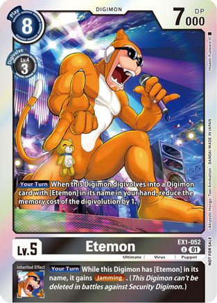 Etemon (Blast Ace Double Pack Set) (EX1-052) - Classic Collection Foil