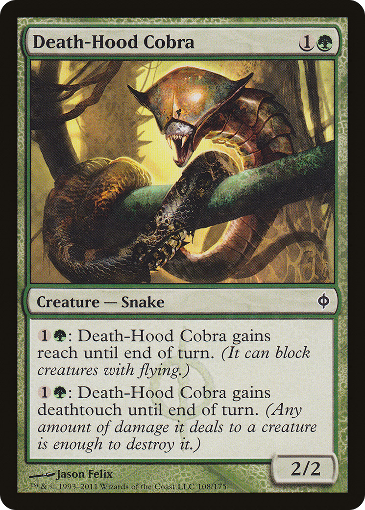 Death-Hood Cobra (NPH-108)  - New Phyrexia