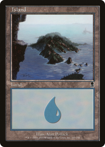 Island (335) (ODY-335)  Foil - Odyssey