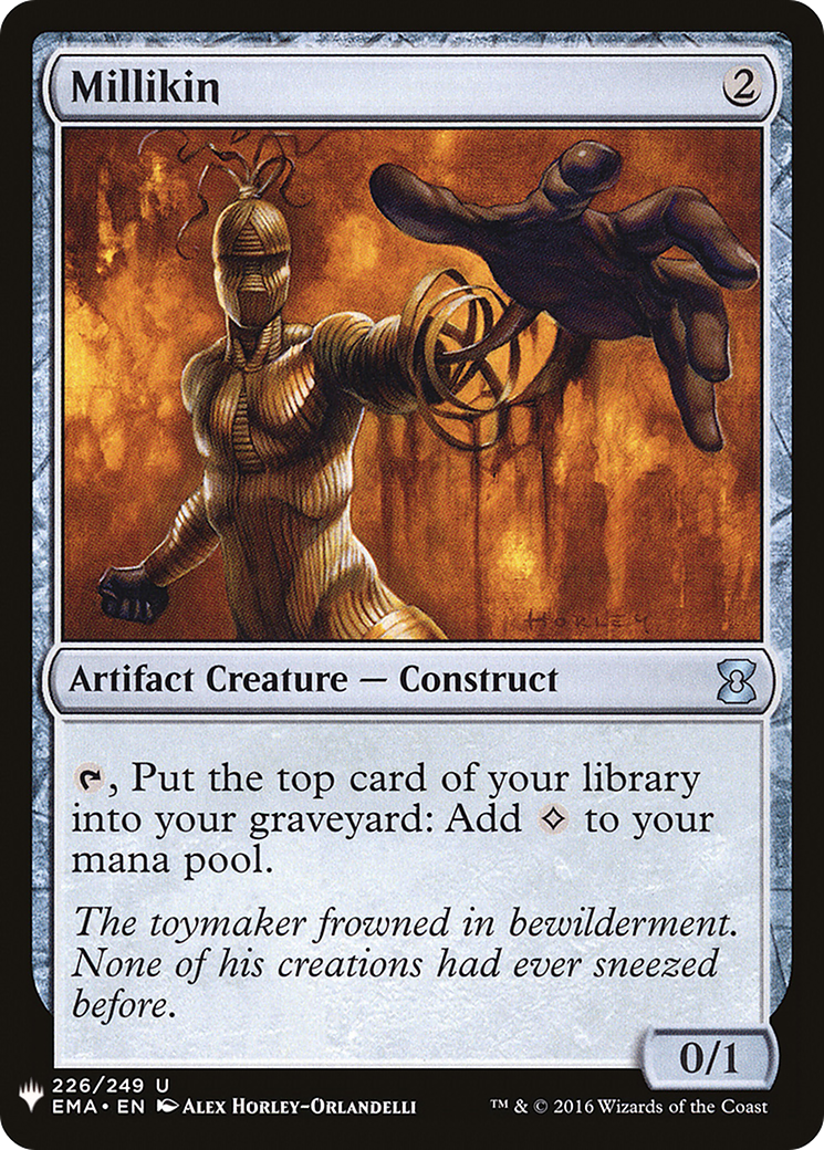 Millikin (LIST-EMA-226)  - The List