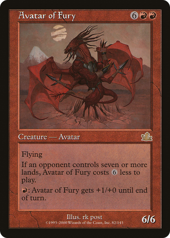 Avatar of Fury (PCY-082)  Foil - Prophecy