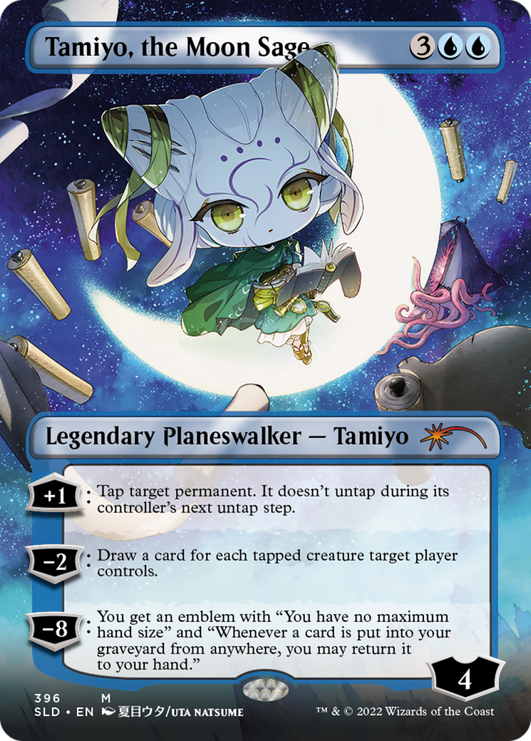 Tamiyo, the Moon Sage (SLD-396)  - Secret Lair Drop (Borderless)