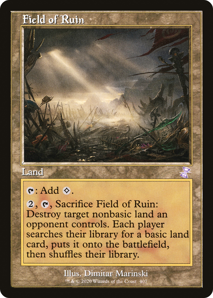 Field of Ruin (TSR-407)  Foil - Time Spiral Remastered