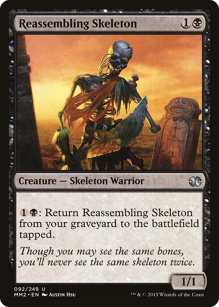 Reassembling Skeleton (MM2-092)  Foil - Modern Masters 2015