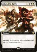 Slash the Ranks (Extended Art) (CMR-625)  - Commander Legends: (Extended Art)