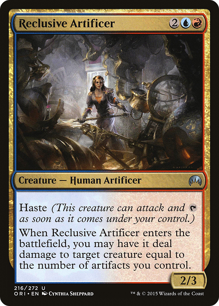 Reclusive Artificer (ORI-216)  Foil - Magic Origins