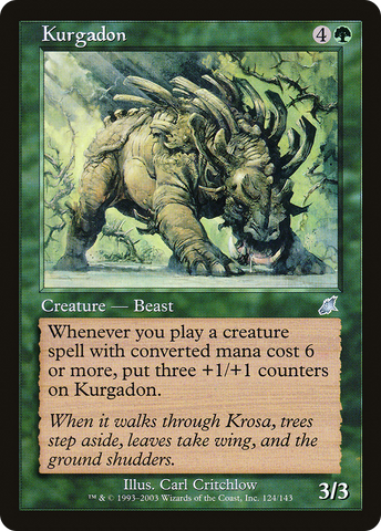 Kurgadon (SCG-124) - Scourge Foil