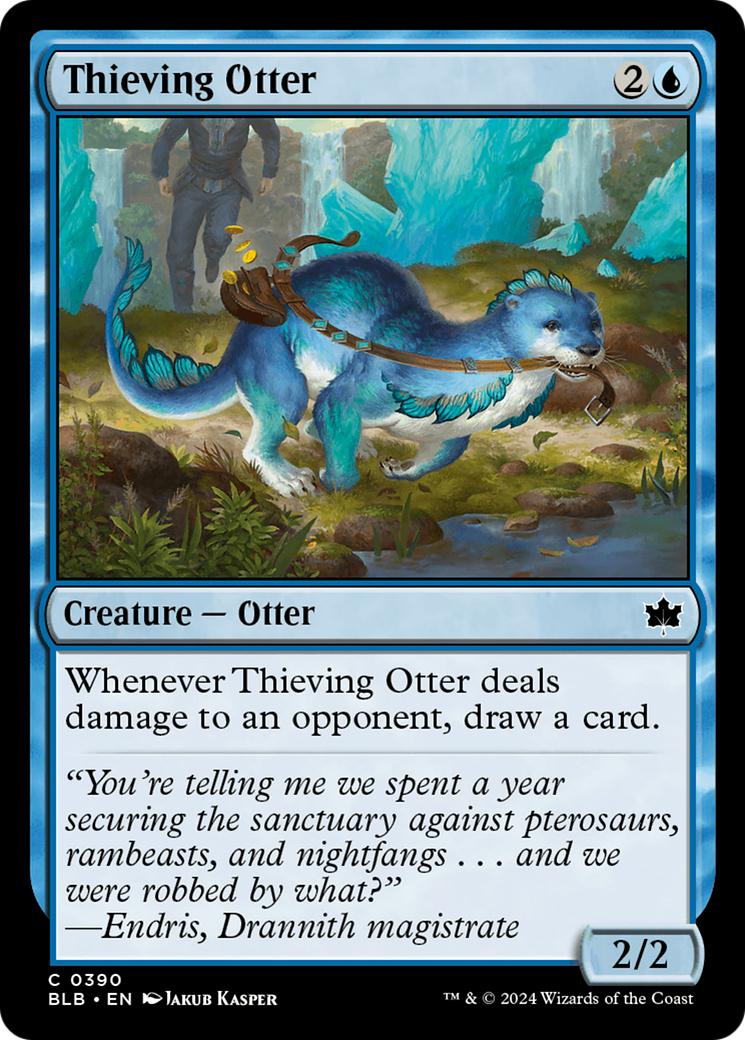 Thieving Otter (BLB-390)  - Bloomburrow