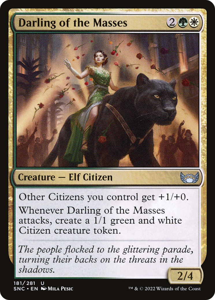 Darling of the Masses (SNC-181)  Foil - Streets of New Capenna