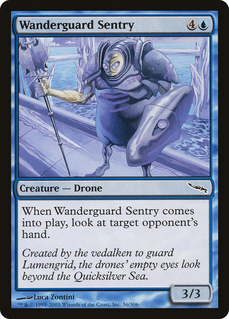 Wanderguard Sentry (MRD-056)  Foil - Mirrodin