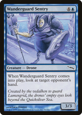 Wanderguard Sentry (MRD-056)  Foil - Mirrodin