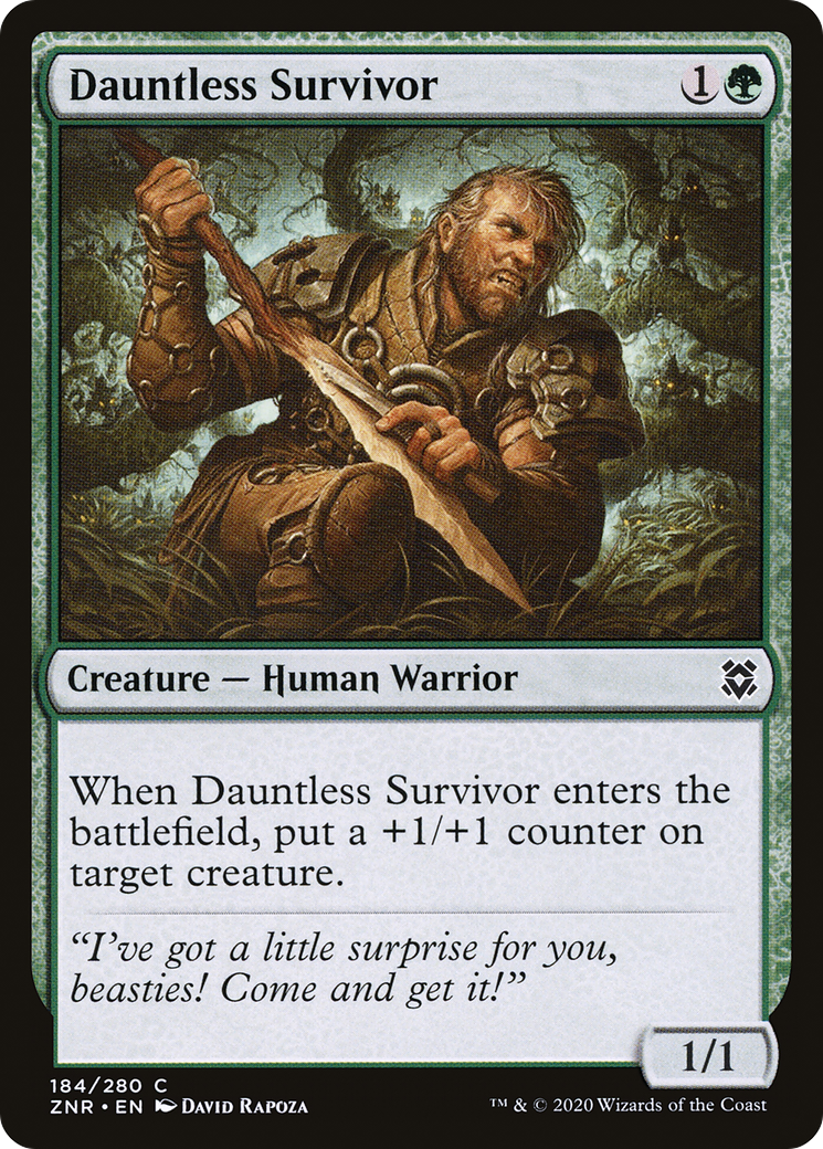 Dauntless Survivor (ZNR-184)  Foil - Zendikar Rising