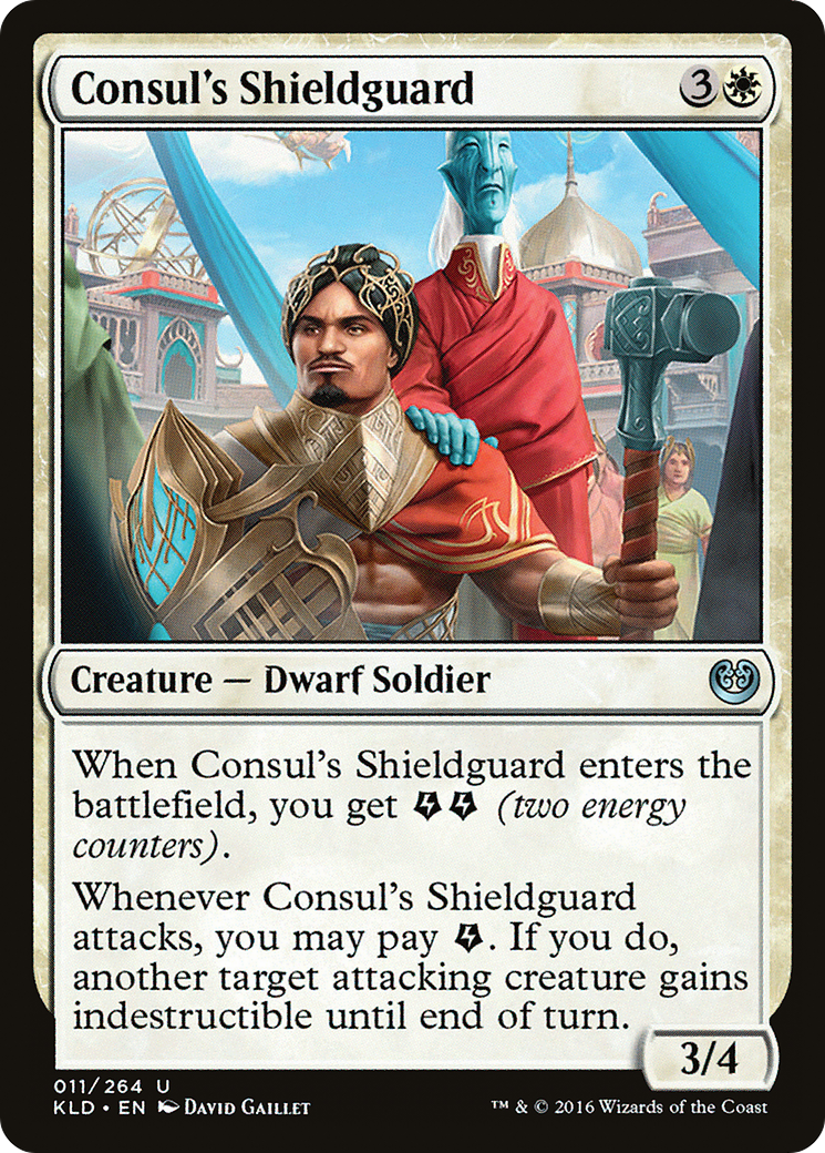 Consul's Shieldguard (KLD-011)  Foil - Kaladesh